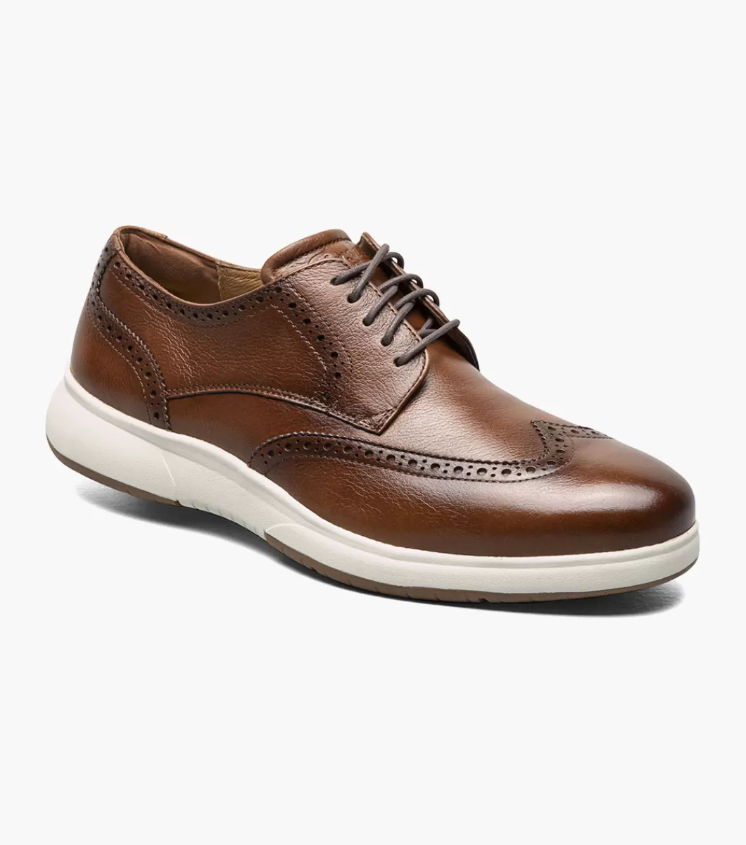 Outlet Florsheim Flair Work Steel Toe Cognac