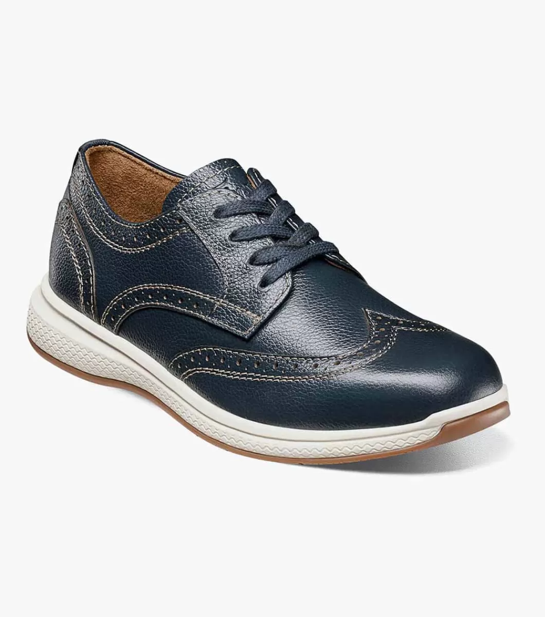 Hot Florsheim Great Lakes Jr. Navy