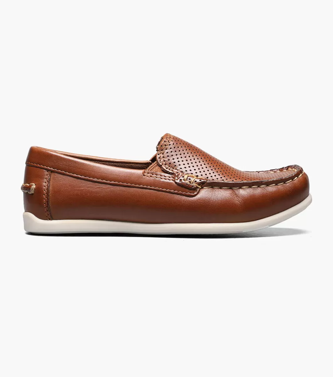 Sale Florsheim Jasper Perf Jr. SaddleTan