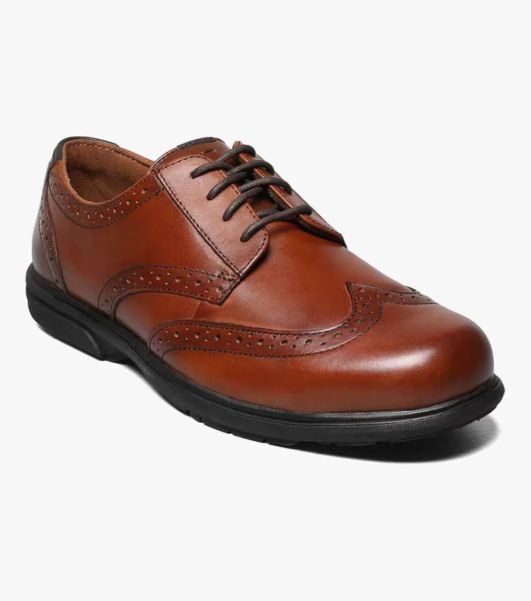 Cheap Florsheim Loedin Work Steel Toe Brown