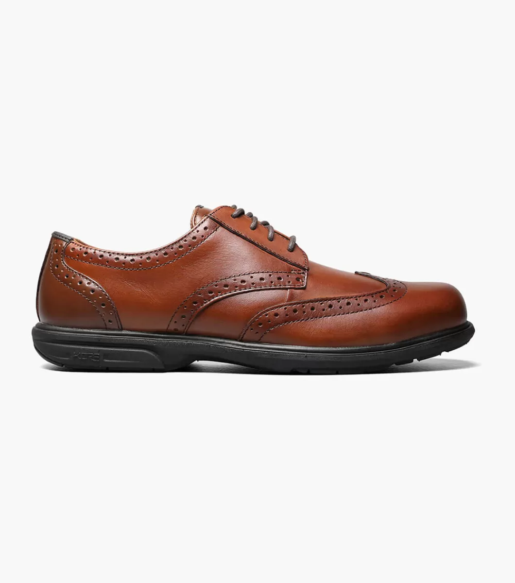 Cheap Florsheim Loedin Work Steel Toe Brown