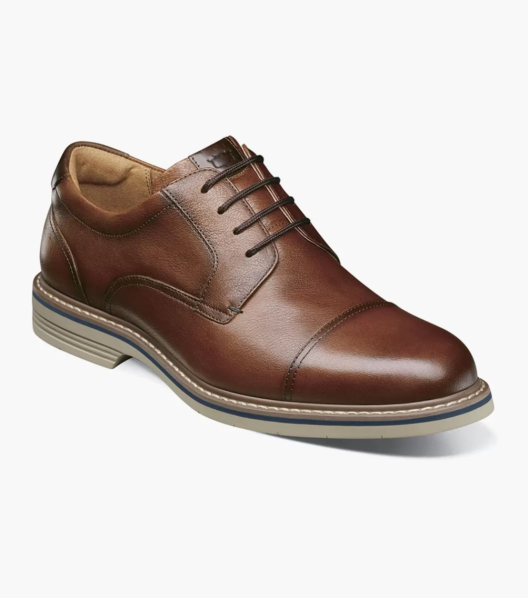 New Florsheim Norwalk CognacTumbled