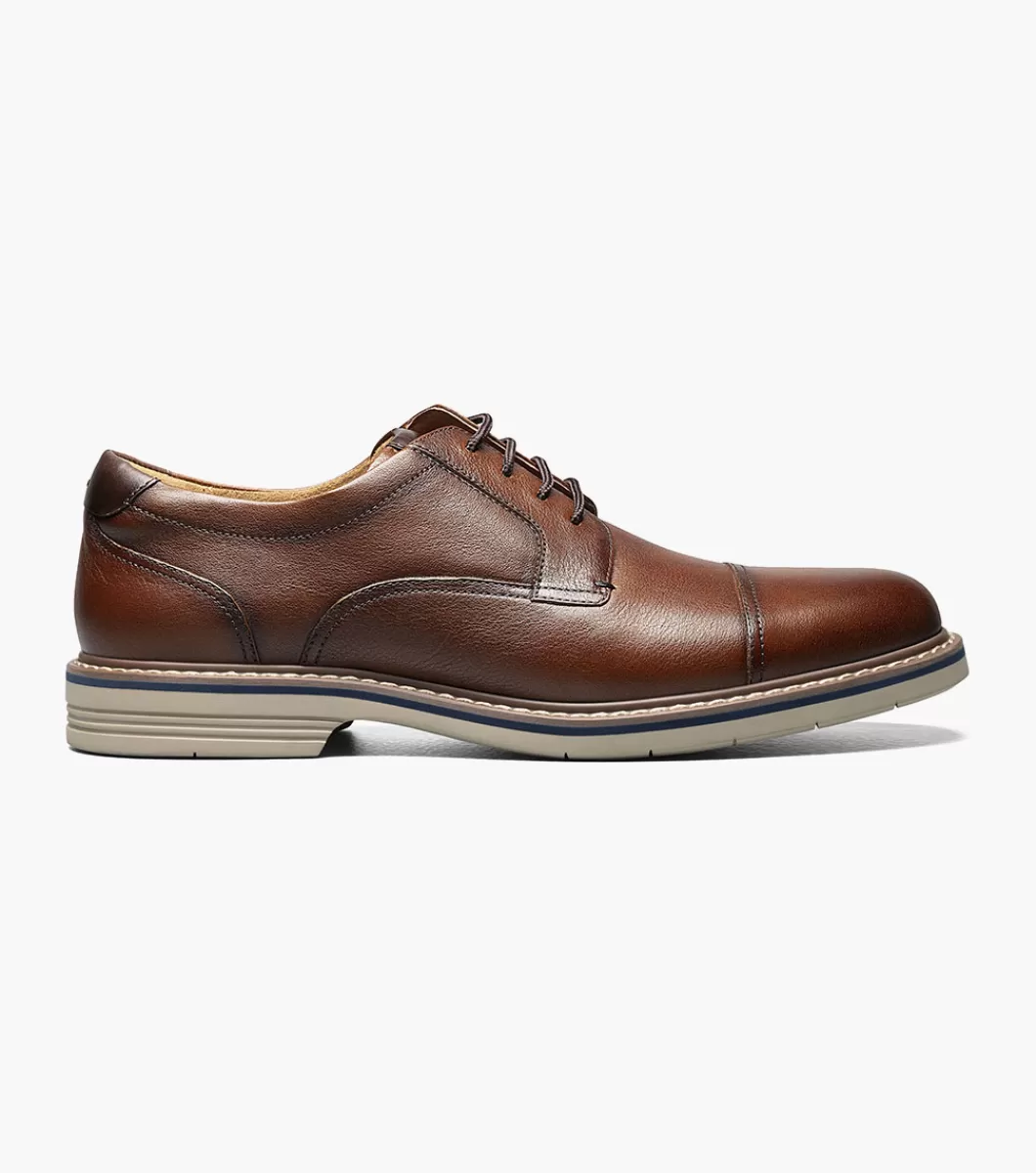 New Florsheim Norwalk CognacTumbled