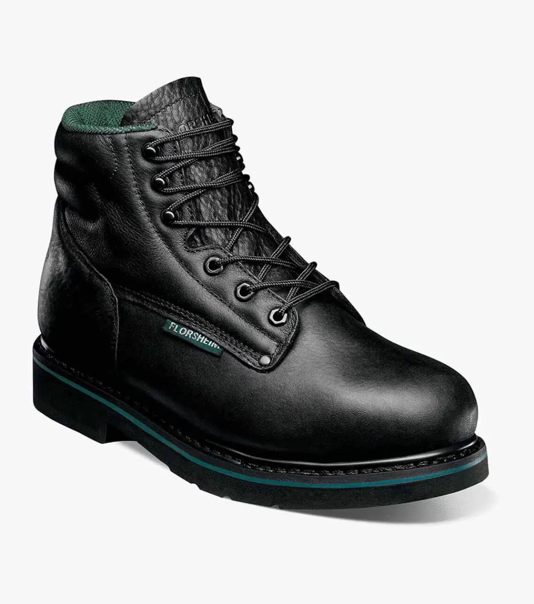 Sale Florsheim Utility Work Steel Toe Black